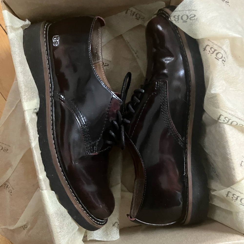 TAO’S deep cherry lace up shoes sz 8